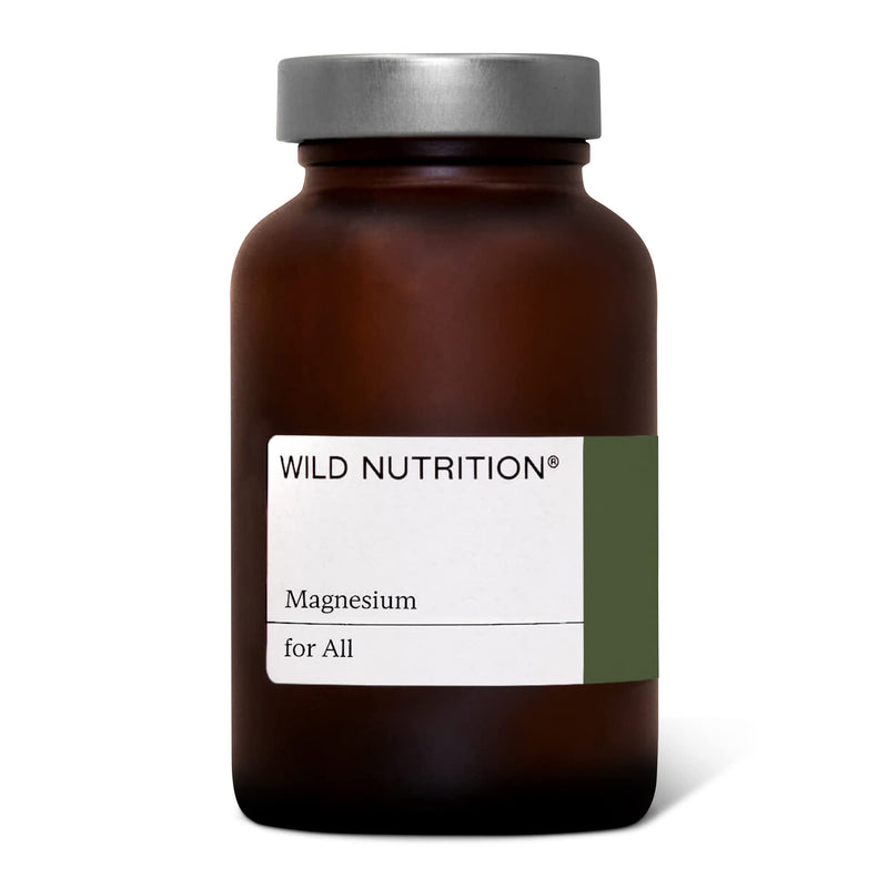 WILD NUTRITION Food-Grown� Magnesium Supplements | Naturally Sourced Pure Magnesium Tablets for Sleep, Muscle Recovery, and Healthy Bones | Magnesium Supplements for Women | 60 Capsules - BeesActive Australia
