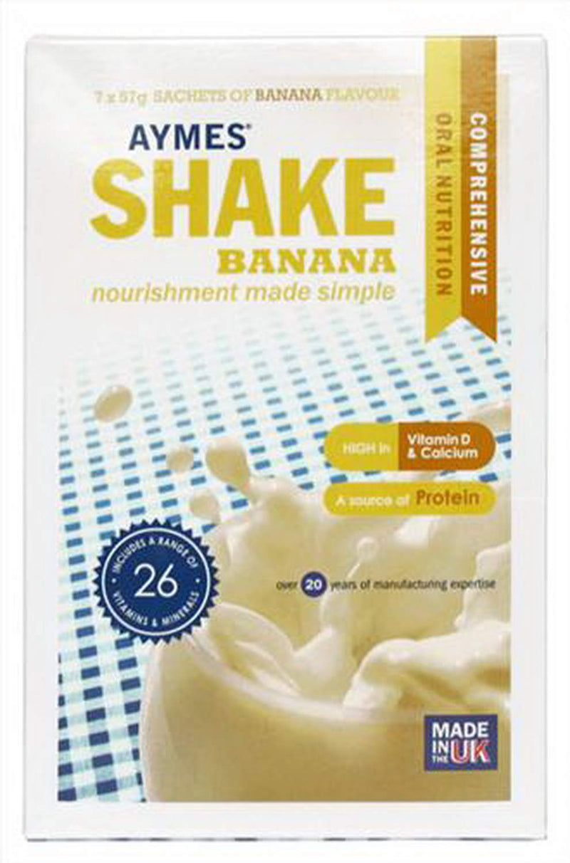 AYMES SHAKES BANANA 57GX 7-7 57 g (Pack of 7) - BeesActive Australia
