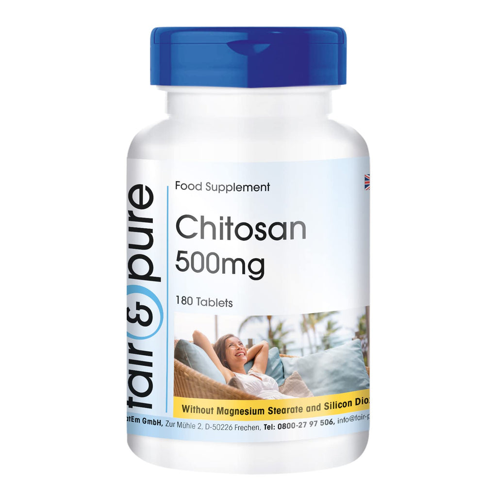 Fair & Pure® - Chitosan Supplement - 500mg - 180 Tablets - BeesActive Australia