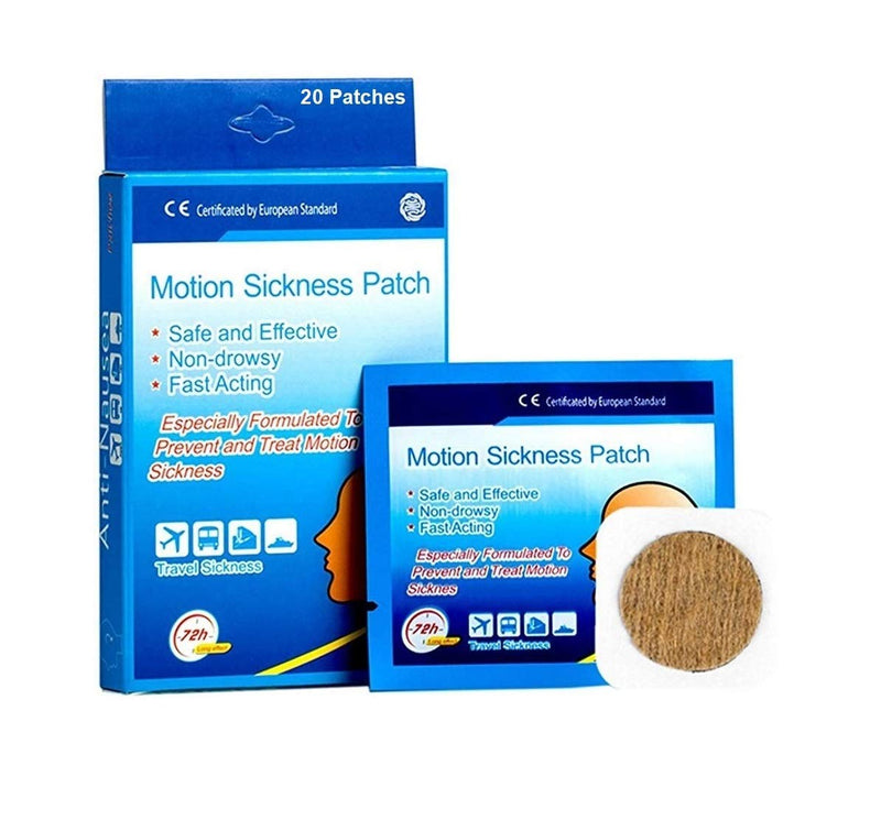 KONGDY® Motion Sickness Patch - Travel Sickness, Anti-Nausea Car Sea Plane (20) 10 - BeesActive Australia