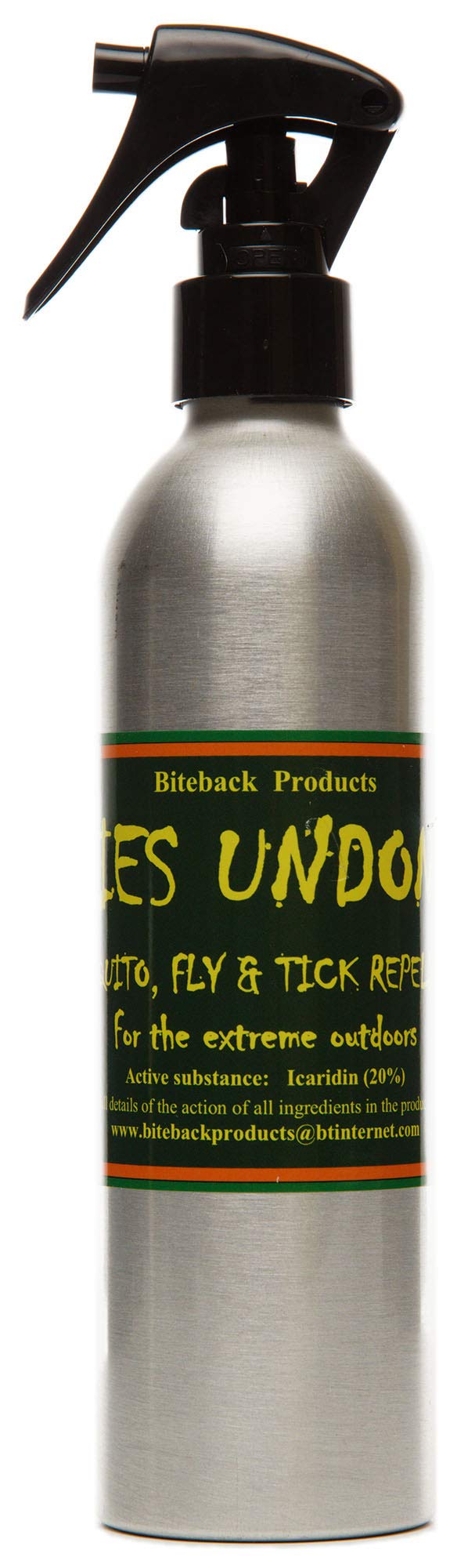 Biteback Products 'Flies Undone'™ 20% Icaridin Picaridin (No DEET) Powerful Safe Mosquito Insect Repellent 250ml Family Size - BeesActive Australia