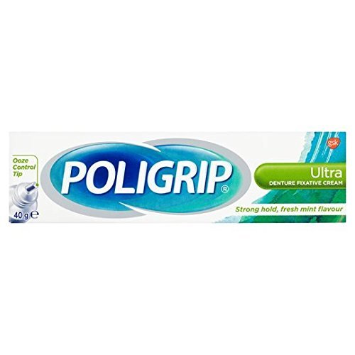 Poligrip Ultra Denture Fixative Cream 40g - Pack of 4 - BeesActive Australia