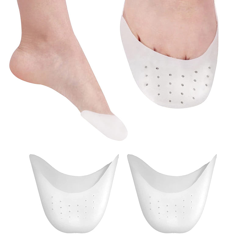 Silicone Gel Toe Caps Soft Ballet Pointe Dance Athlete Shoe Toe Pads Toe Protector with Breathable Hole 2 Pairs Toe Protector - BeesActive Australia
