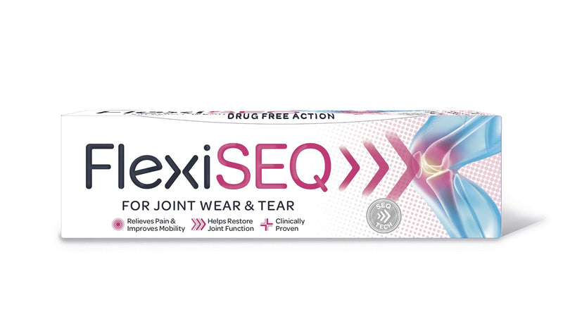 FlexiSEQ Gel, 50g, Drug-Free, for Joint Wear & Tear, Pain Relief Gel, (Packaging May Vary) 50 g (Pack of 1) - BeesActive Australia