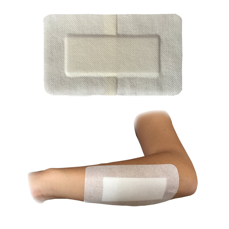 Steropore 25 X 9.0CM X 15.0CM PREMIUM MEDICAL GRADE 100% STERILE LARGE WOUND CUT BURN DRESSINGS PLASTERS WHITE - BeesActive Australia