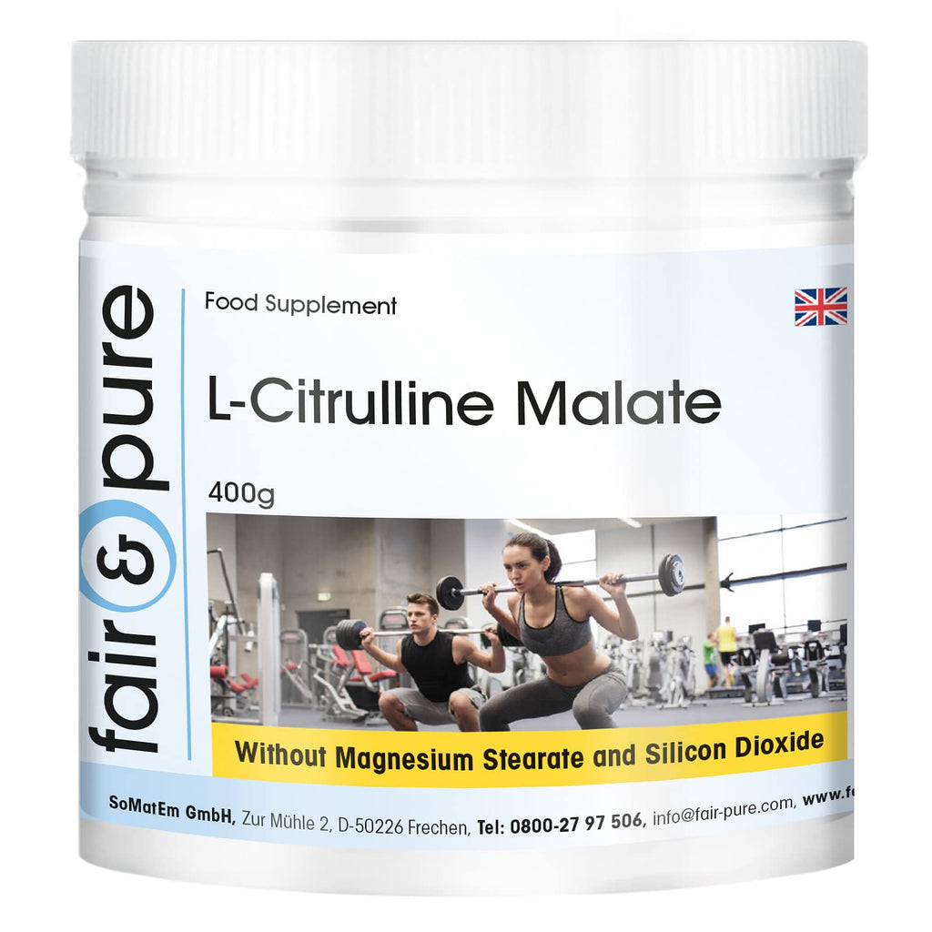 Fair & Pure® - L-citrulline Malate - Vegan - Without Any additives - 400g Powder - BeesActive Australia