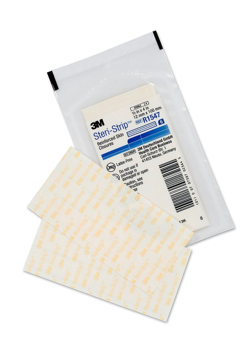 3M Steri-Strip Reinforced Skin Closures, 12mm x 100mm, Pack of 10 10 Count (Pack of 1) - BeesActive Australia