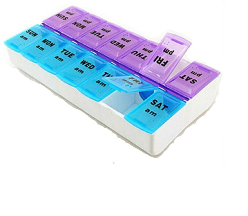 New E FAST CE4 Seven Day AM & PM Pill and Tablet Storage Box with 14 compartments by E FAST CE4 - BeesActive Australia