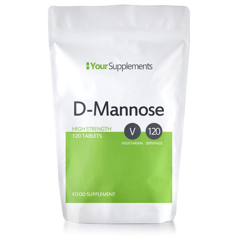 D-Mannose Tablets | 1000mg X 120 | Double Strength | Natural Relief & Vegan Friendly 120 Tablets - BeesActive Australia