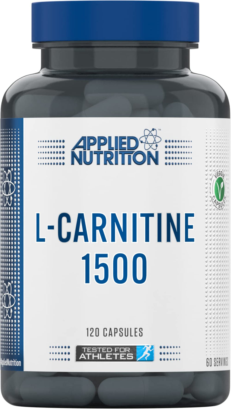 Applied Nutrition L-Carnitine 1500mg - Carnitine Supplement Premium L-Tartrate Form, High Strength, Energy Boost & Weight Management (120 Capsules - 60 Servings) - BeesActive Australia