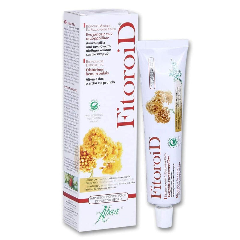 Fitoroid Ointment Tube 40ml Hemorrhoids Relief, Piles Pain Relief Healing Treatment by Aboca - BeesActive Australia