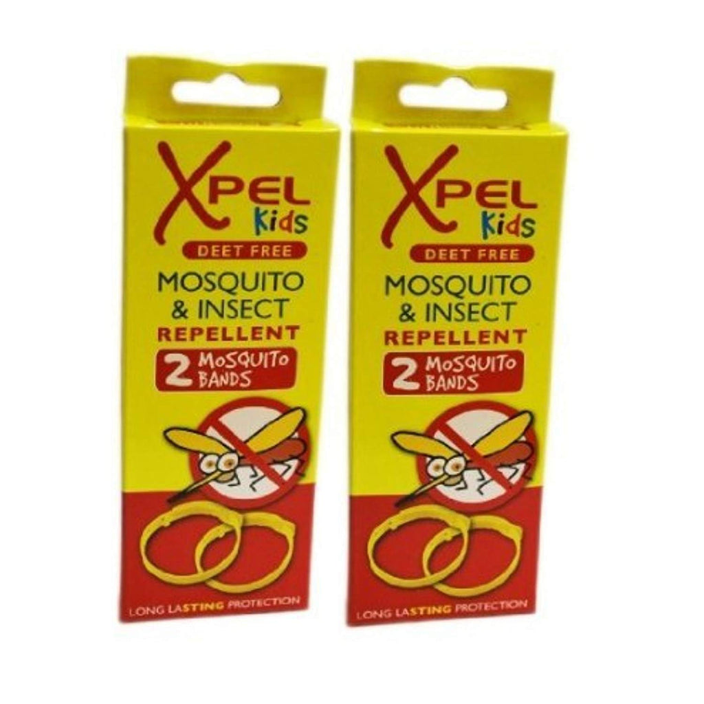 Xpel Kids Mosquito & Insect Repellent Wrist Bands (2 Packs) 2 Per Pack =4 Bands by Xpel - BeesActive Australia