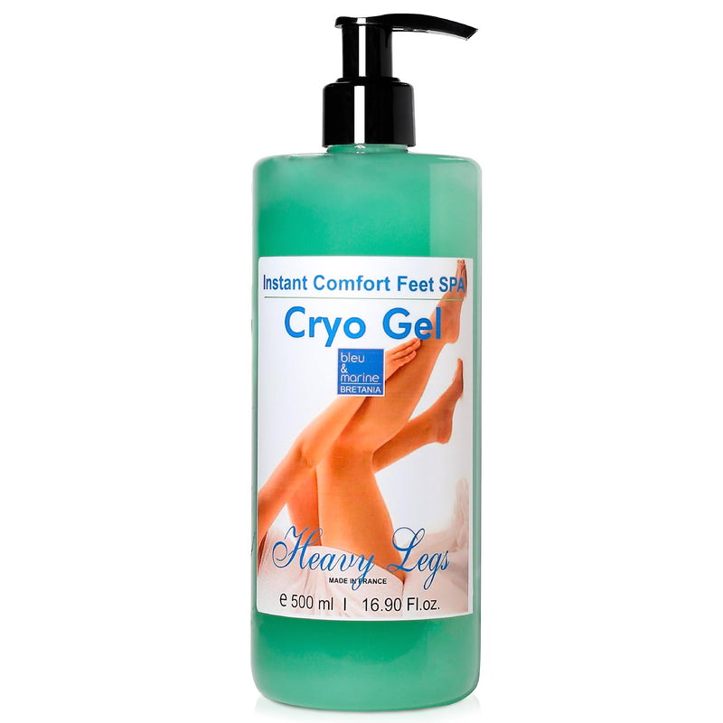 Cryo gel Heavy legs relief - Muscle gel - Cooling gel - Anti-Cellulite gel - Sore muscle rub - Aching Joints - Gel max strength - Swollen legs - Special Cooling Action - 500ml - 17.59 fl oz - BeesActive Australia