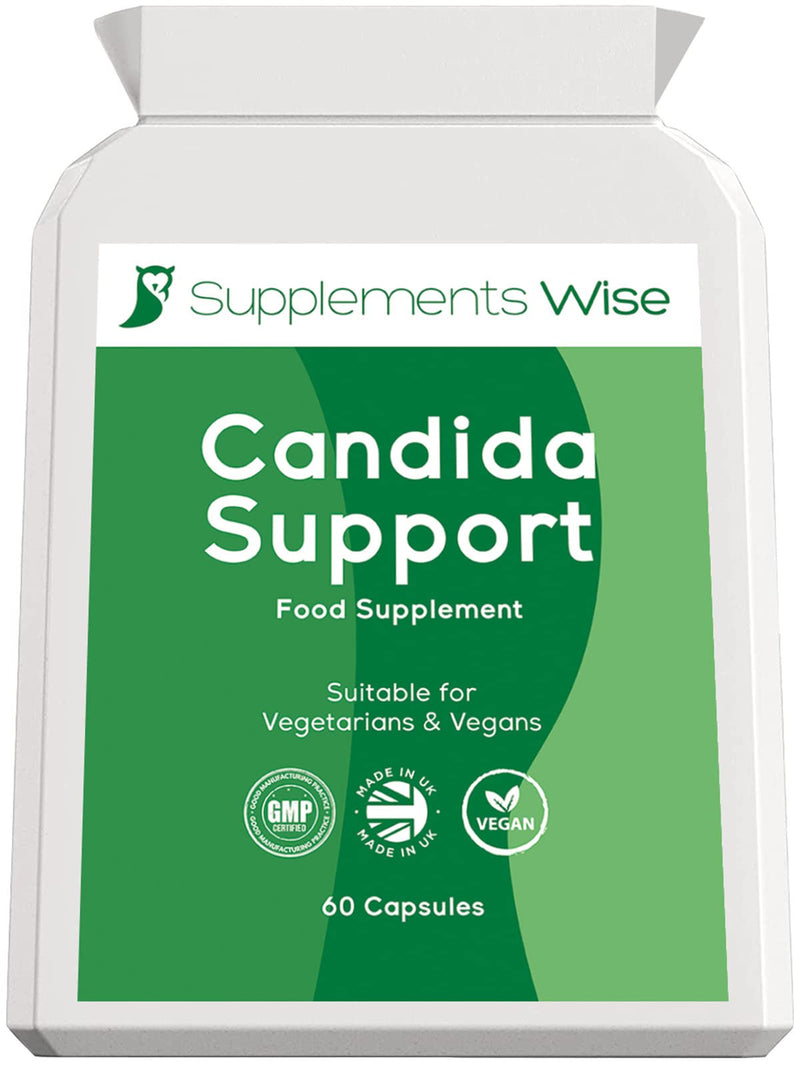 Candida Support, 60 Capsules - Thrush Treatment for Men and Women - Candida Treatment for Yeast Infections - Candida Complex Cleanse with Probiotics, Garlic, Caprylic Acid - Pessary, Cream Alternative - BeesActive Australia