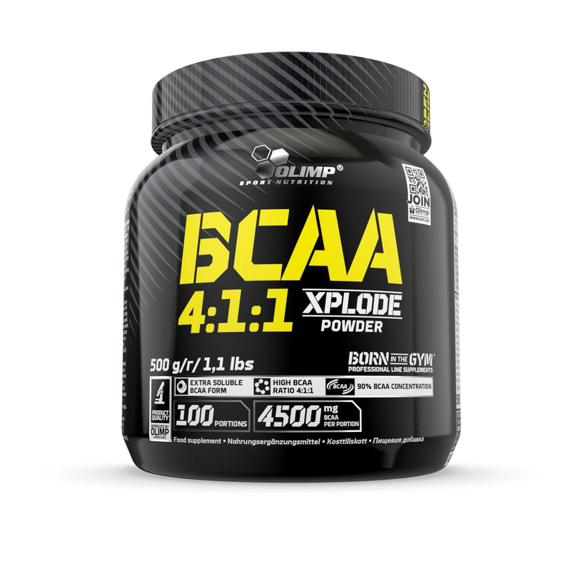 Olimp Labs BCAA 4:1:1 Xplode Powder, Fruit Punch Flavour, 500 g - BeesActive Australia