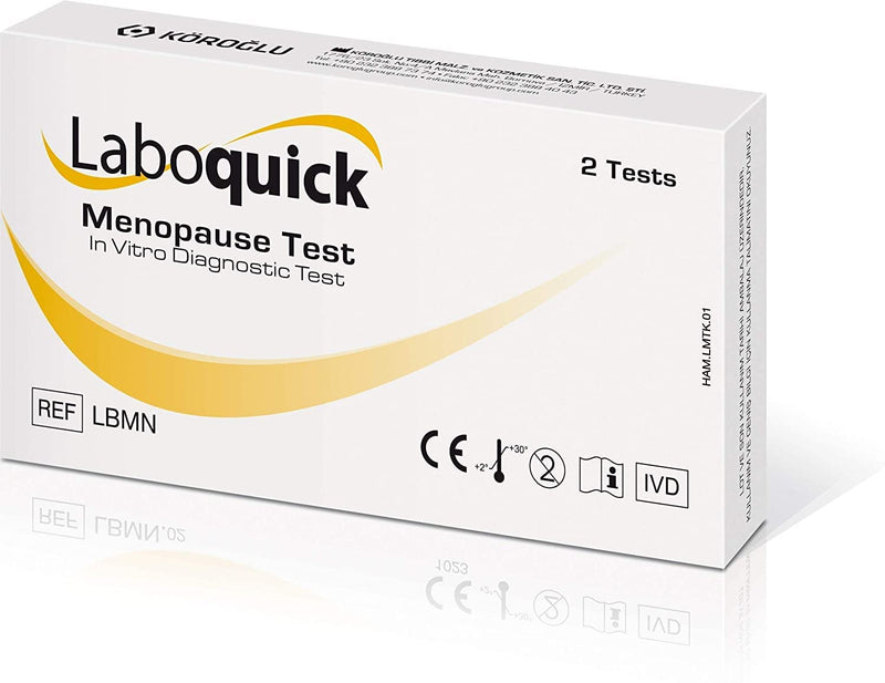 Laboquick Menopause (fsh) Test - Pack of 2 Tests, Results in 5mins, 99% Accurate. - BeesActive Australia
