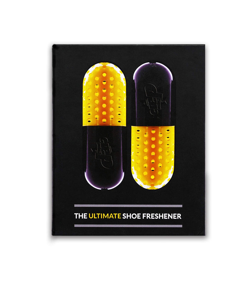 Crep Protect Refresher Pill - Ultimate Shoe Deodorant, Fresh Cotton Fragrance (Pack of 2) One Size Black (Black) - BeesActive Australia