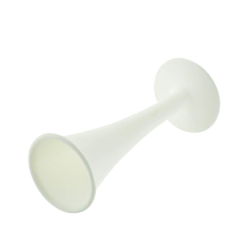 YNR Pinard Stethoscope Horn Fetoscope Midwife Pinard Medical Diagnostic ce (White Plastic) White Plastic - BeesActive Australia