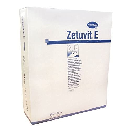 Hartmann Zetuvit E Sterile Absorbent Dressing Pads, 20cm x 20cm, Pack of 15 15 Count (Pack of 1) - BeesActive Australia