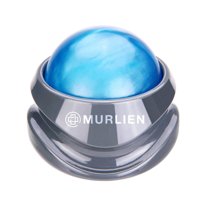 MURLIEN Massage Roller Ball, Tight and Sore Muscles Relief, Manual Massager, Alleviating Shoulder, Arms, Back, Legs, Calves or Muscle Tension - Blue - BeesActive Australia