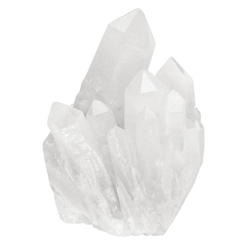JSDDE Healing Rock Crystal Quartz Cluster Mineral Geode Druzy Specimen 1.85-3.5''(White Crystal Quartz Cluster) - BeesActive Australia