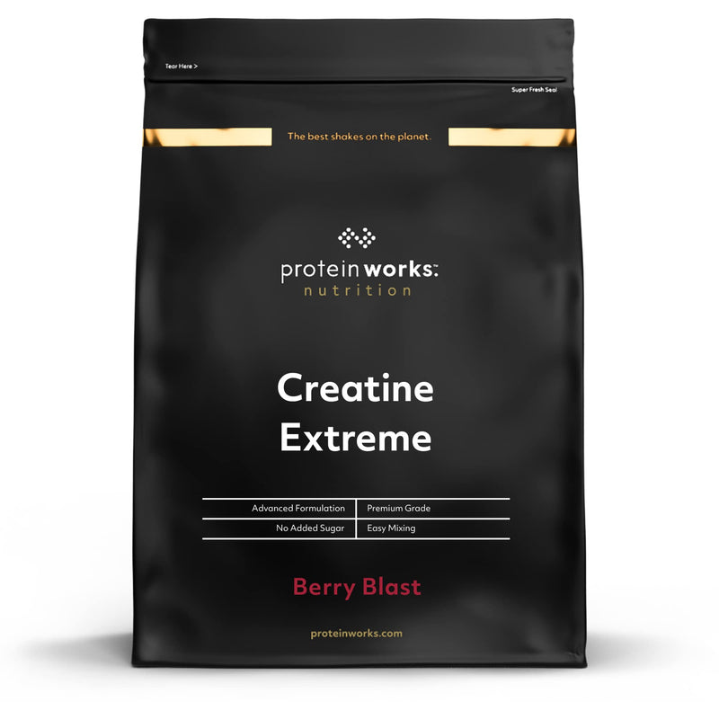 Protein Works - Creatine Extreme Powder | Creatine Formula | Premium Grade Supplement For Lean Muscle Growth | With Beta Analine | Berry Blitz | 400g - BeesActive Australia