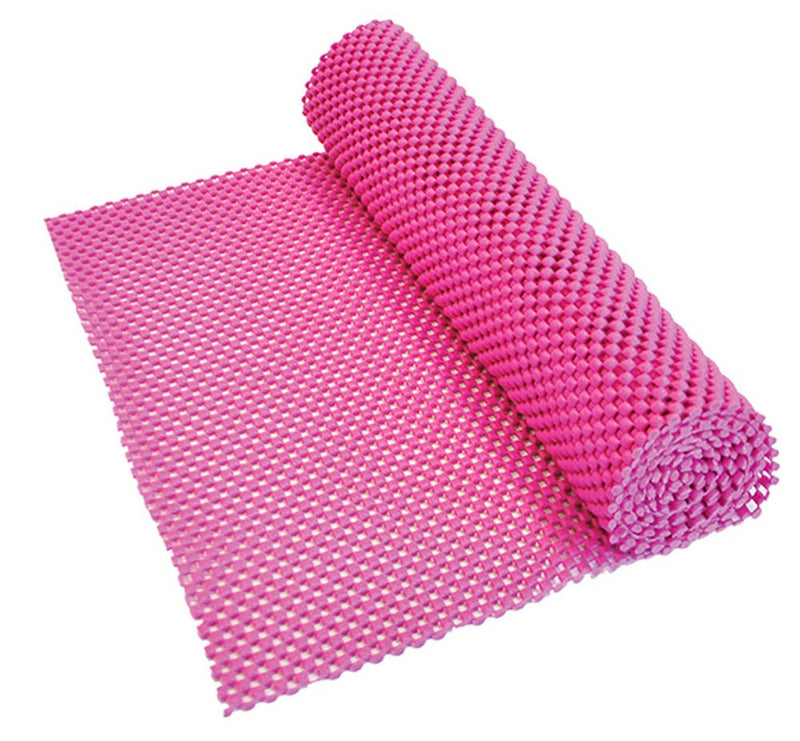 Aidapt Non Slip Pink Easy to Cut 150x30 cm Fabric Mat Ideal for Lining Draws, Shelves, and Work Tops - BeesActive Australia