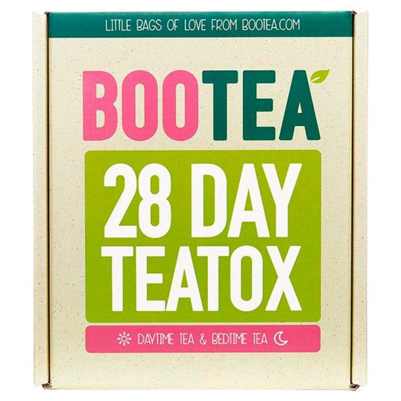 Bootea 28-Day Teatox, Natural Weight Loss Tea with Ginseng, Dandelion & Psyllium, Energy Boost, Sleep Regulation & Hormone Balance for Men & Women, No Caffeine Cleanse Blend - BeesActive Australia