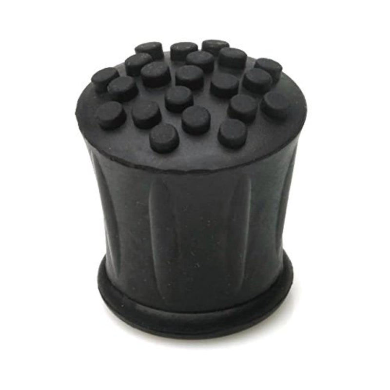 Merriway BH05581 (4 Pcs) Heavy Duty Rubber Walking Stick Ferrule Protectors Cane Tips, 16mm (5/8 inch) Black - Pack of 4 Pieces - BeesActive Australia