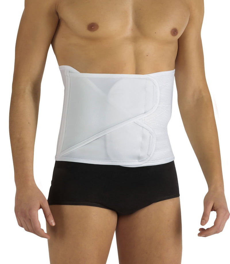Medically Approved: Deluxe 100% Italian Cotton Abdominal Binder/Support For Men & Women - Ideal for use post-op, strains, hernia, childbirth etc (3XL (Waist Circ:130-150cm)) 3XL (Waist Circ:130-150cm) - BeesActive Australia