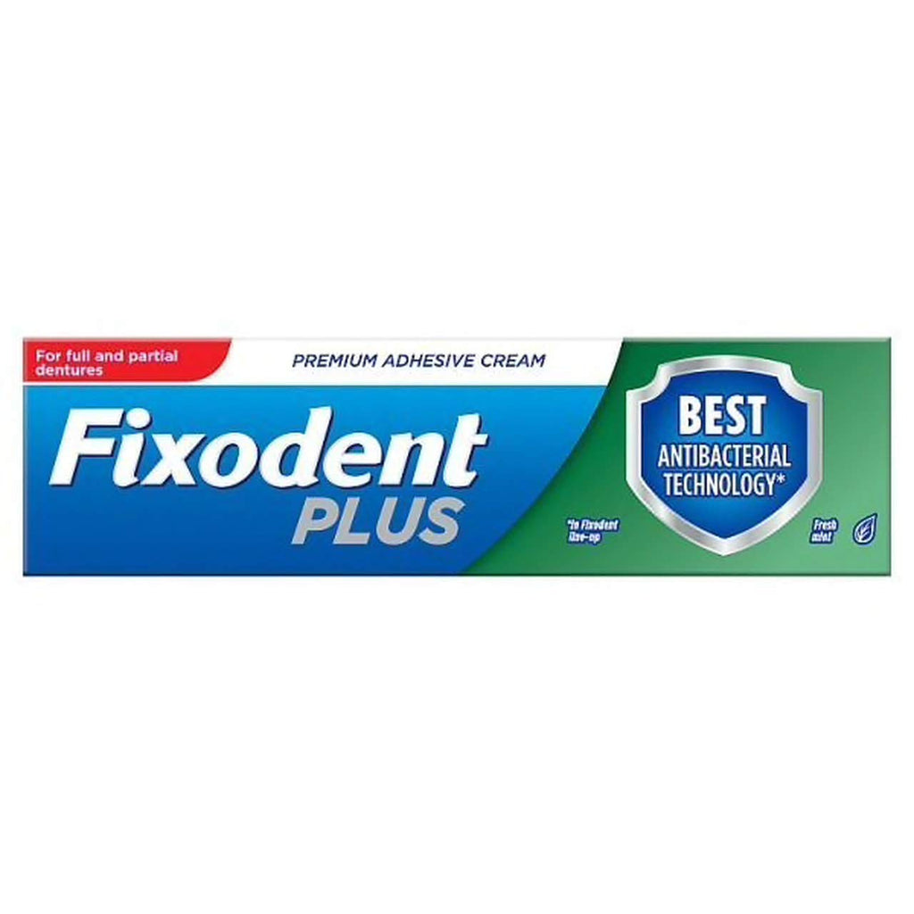 Three Packs of Fixodent Plus Dual Protection Premium Denture Adhesive Cream 40g - BeesActive Australia
