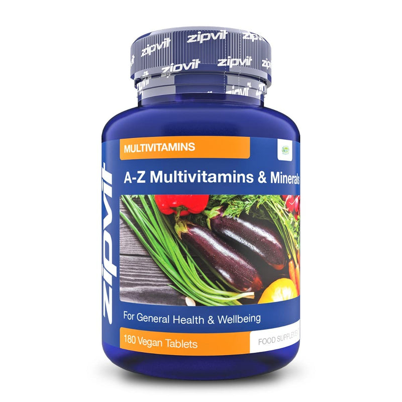 Multivitamin Tablets - Vegan Multivitamin for Women & Men - 180 Tablets - 6 Months Supply - with 25 Essential Active Vitamins & Minerals. Supports Bone Health and Your Immune System. UK Supplier Jar of 180 Tablets - BeesActive Australia