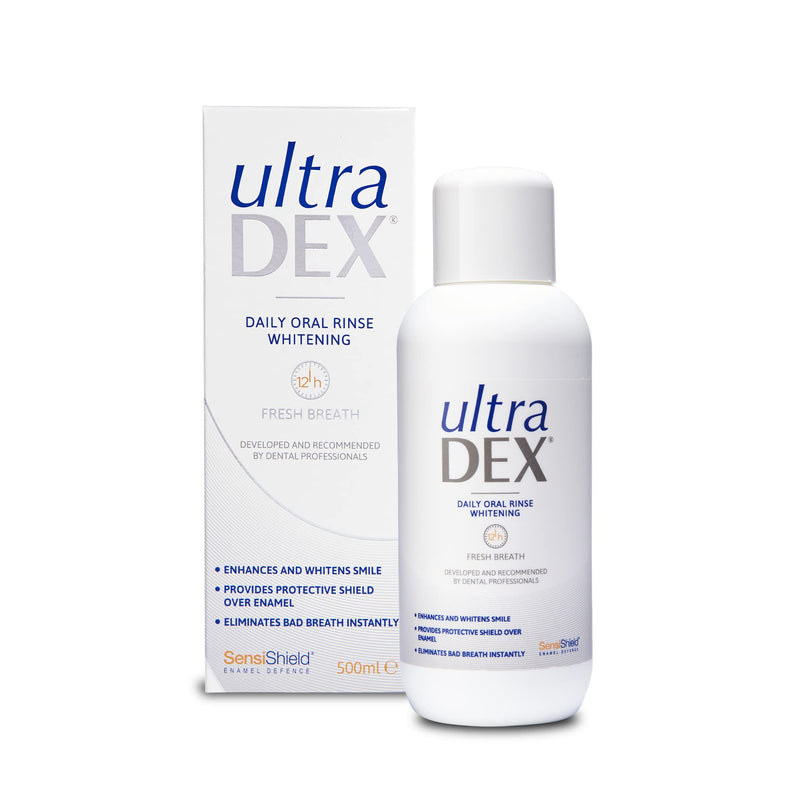 UltraDEX Daily Oral Rinse Whitening, 500 ml 500 ml (Pack of 1) Single - BeesActive Australia