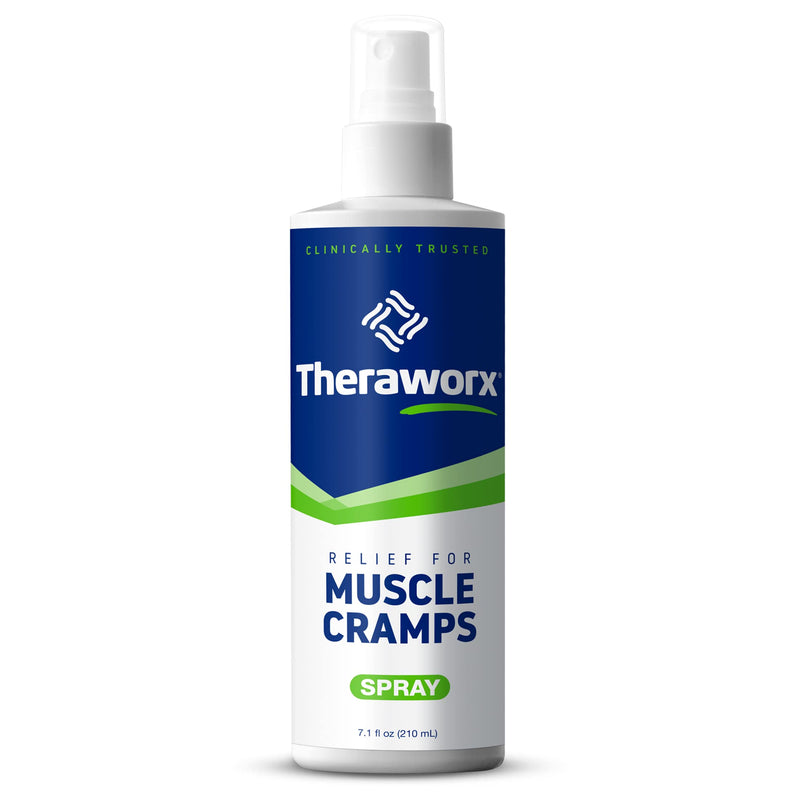 Theraworx Relief Fast-Acting Spray for Leg Cramps, Foot Cramps and Muscle Soreness, 7.1oz. - BeesActive Australia
