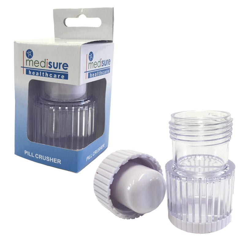 Medisure Healthcare Medication Pill Storage Screw Tablet Powder Grinder Crusher x 1 - BeesActive Australia