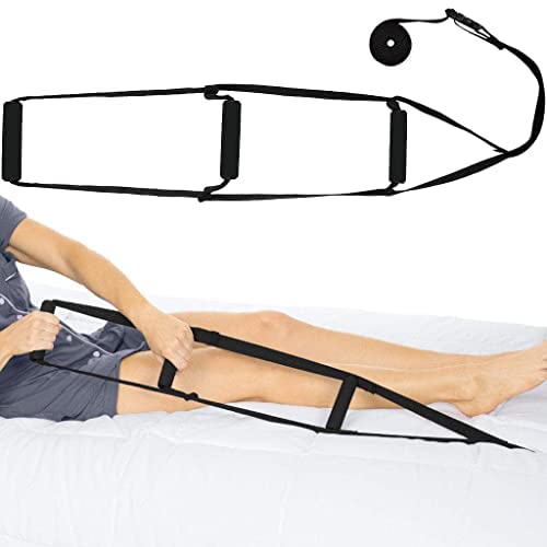 Vive Bed Ladder Assist - Pull Up Assist Device with Handle Strap - Rope Ladder Caddie Helper - Sitting, Sit Up Hoist for Elderly, Senior, Injury Recovery Patient, Pregnant, Handicap - Padded Hand Grip 1 - BeesActive Australia