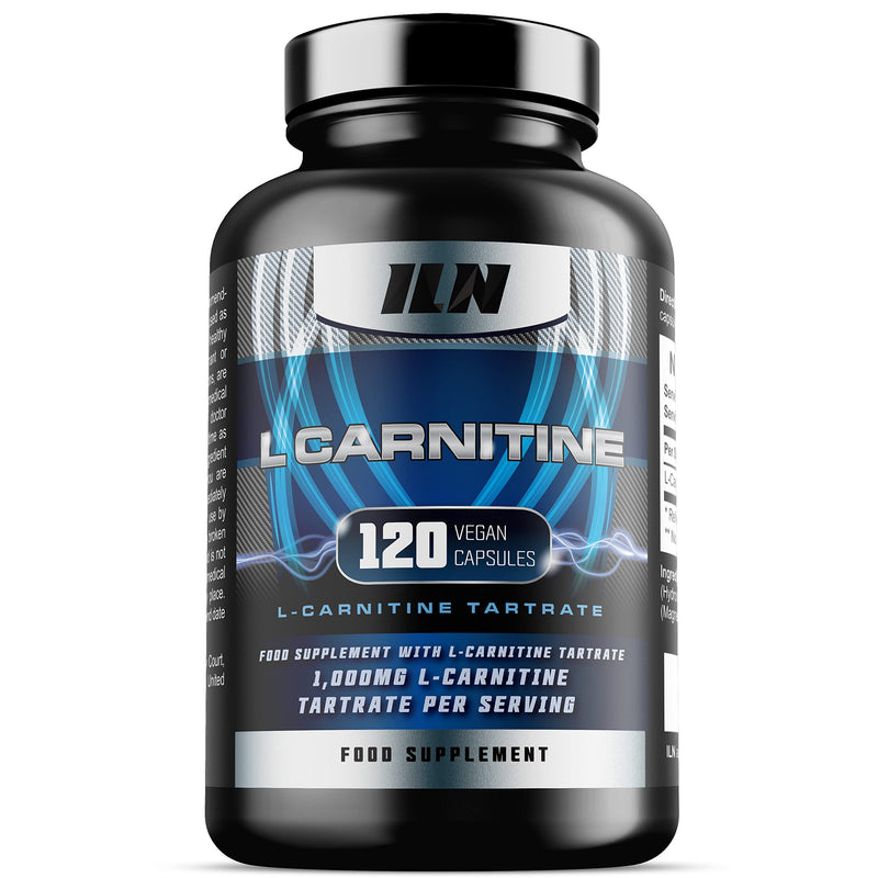 L Carnitine - 1000mg L-Carnitine Tartrate Supplement for Men and Women - Vegetarian & Vegan Carnitine Capsules - 2 Month Supply of L Carnitine 1000mg (120 Capsules) 120 Count (Pack of 1) - BeesActive Australia
