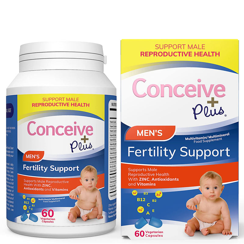 Conceive Plus Men�s Fertility Support - Fertility Conception Vitamins For Men, 60 Caps 30 Day Supply - BeesActive Australia