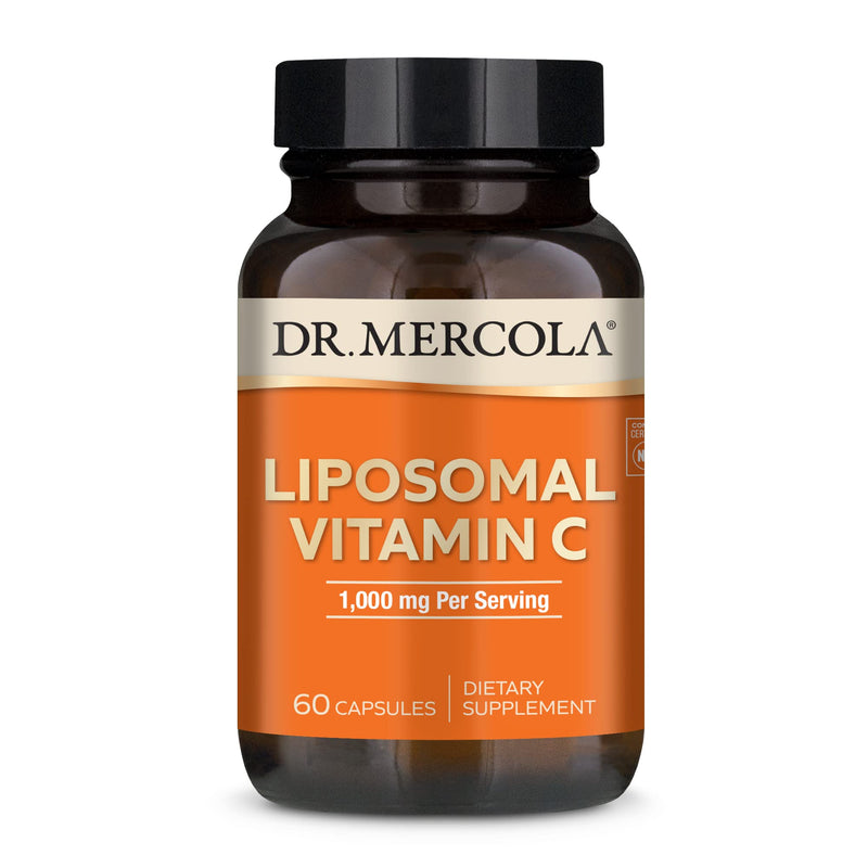Dr. Mercola Liposomal Vitamin C Dietary Supplement, 30 Servings (60 Capsules), Immune Support, Non GMO, Soy Free, Gluten Free - BeesActive Australia
