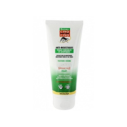 Cinq sur Cinq Natura Anti-Mosquitoes Cream Sensitive Skins 100ml 100 ml (Lot de 1) - BeesActive Australia
