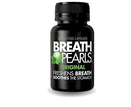Breath Pearls Original Freshens Breath (150 softgels) New pack 150 counts - BeesActive Australia