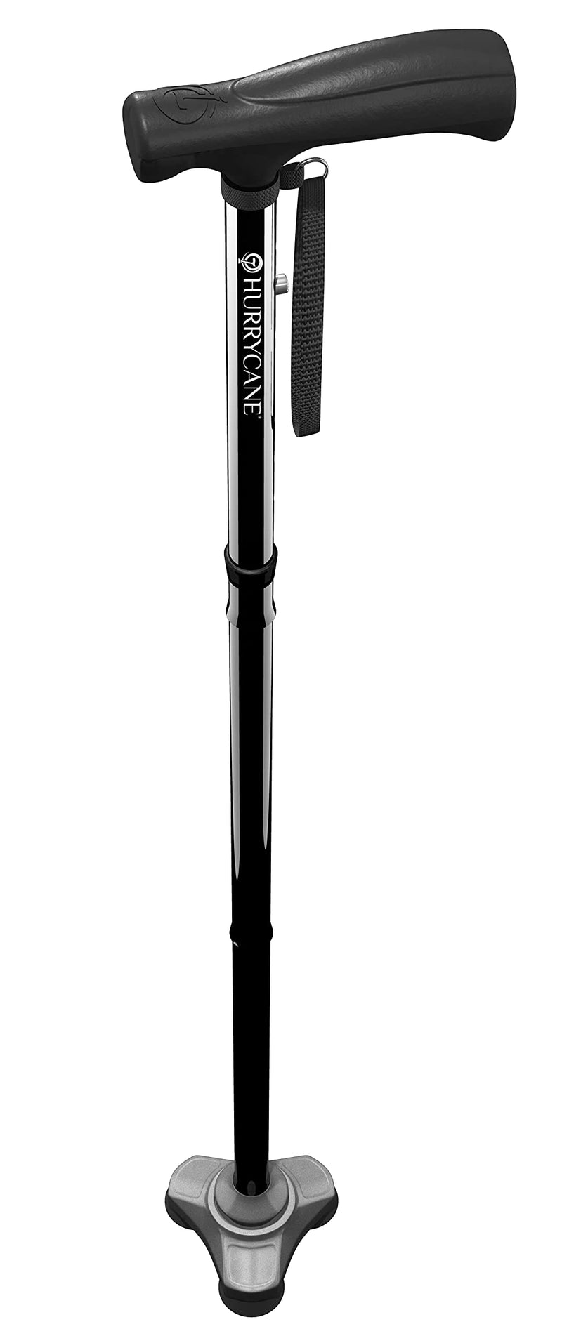 Drive DeVilbiss Healthcare Drive Devilbiss Healthcare Drive Hurrycane Folding All Terrain Cane Walking Stick Black - BeesActive Australia