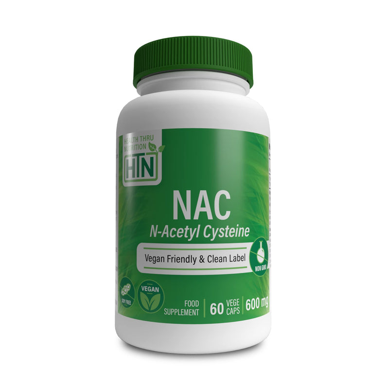 NAC N-Acetyl-Cysteine 600mg 60 VegeCaps | The Purest, Most Powerful NAC Supplement | Supports Healthy Lung & Liver Functions | Maintains Overall Cellular Health - Vegan, Soy Free & Gluten Free - BeesActive Australia