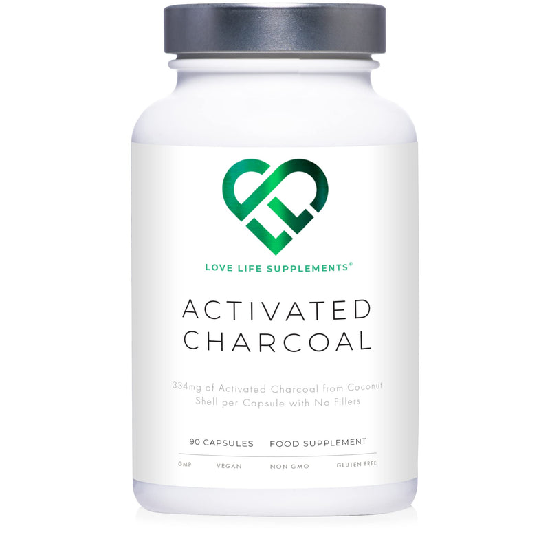 High Strength Activated Charcoal Capsules | 334mg Per Capsule (not Tablets) | 3 Month Supply | for Bloating Relief, Gas, Digestion, Flatulence, Detox | 100% Coconut Charcoal - BeesActive Australia