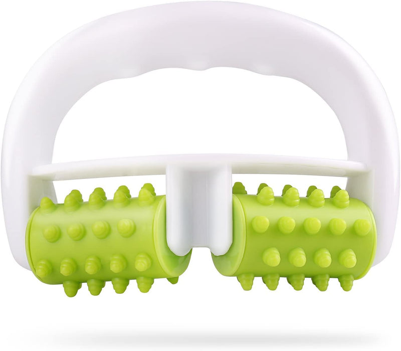 MURLIEN Cellulite Massager, Anti Cellulite Massage Roller for Muscle Soreness and Remove Cellulite, Body Roller Brush for Shoulder, Arms, Buttocks, Back, Abdomen, Legs and Calves � Green/White - BeesActive Australia