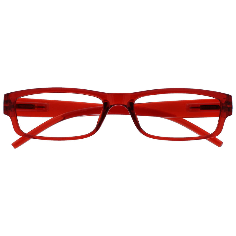 The Reading Glasses Company Red Lightweight Comfortable Readers Mens Womens R32-Z +1.50 +1.50 Magnification - BeesActive Australia
