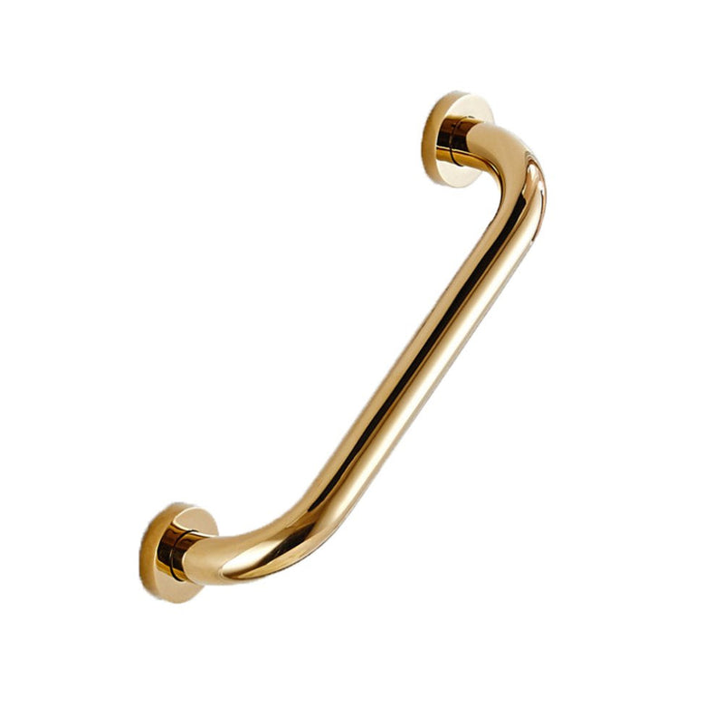 Inchant Solid Brass Grab Bar Bathroom Golden Hand Rail Shower Grip Concealed Wall Mounting 30cm - BeesActive Australia