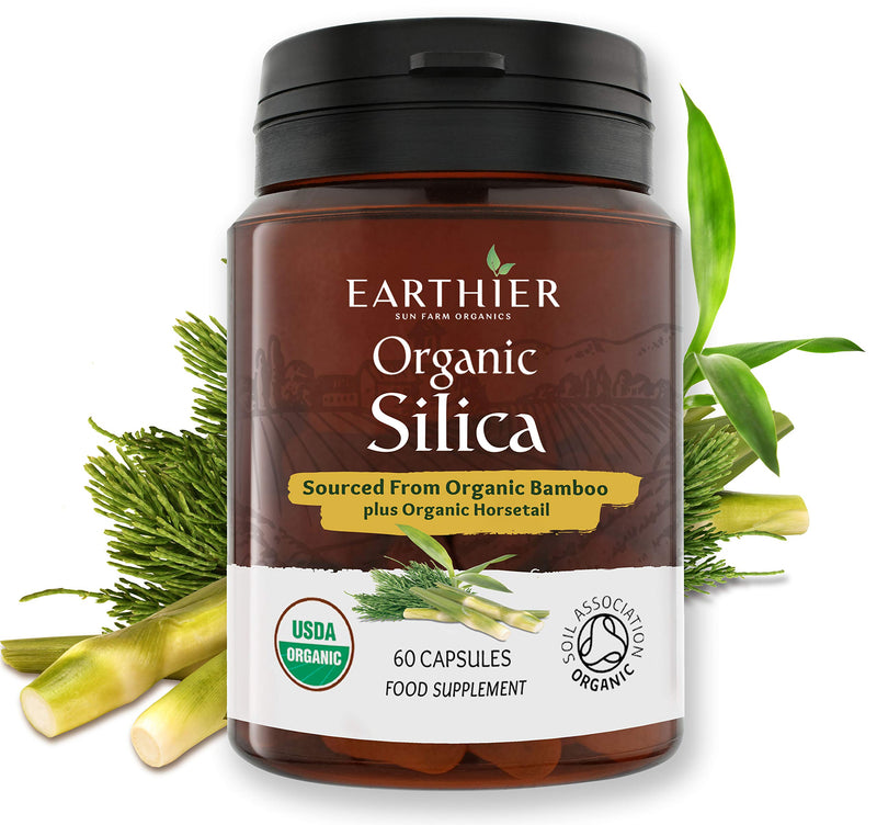Organic Silica from Organic Bamboo and Organic Horsetail - Whole Food Supplement - Certified Organic by Soil Association - BeesActive Australia
