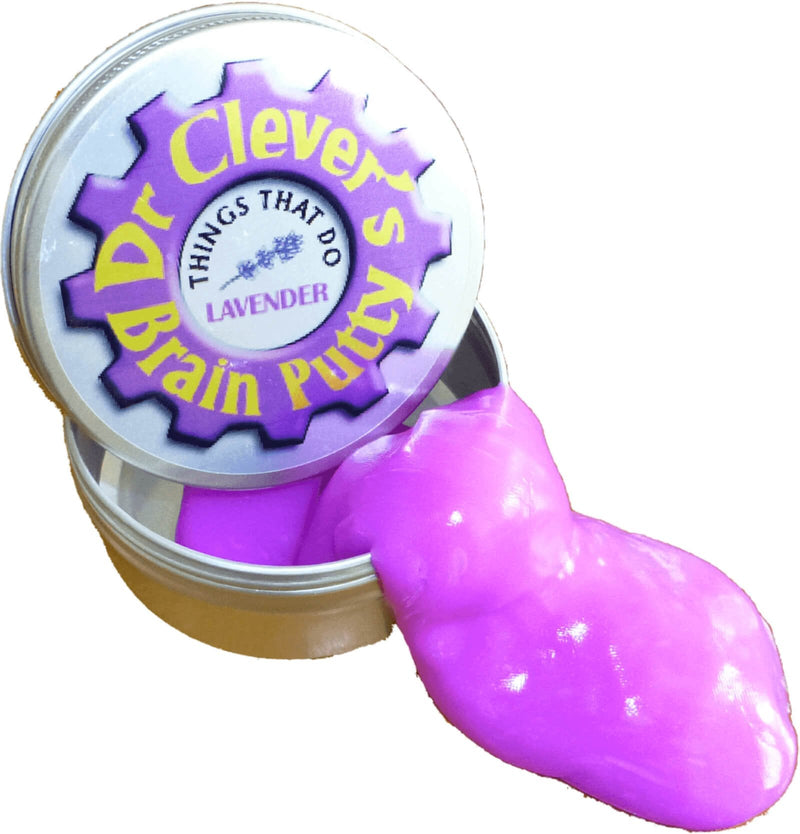 Dr Clever Stress Putty | Sensory Relief | Fidget Toy | Relax and Concentrate | Lavender Scented 20g tin - BeesActive Australia