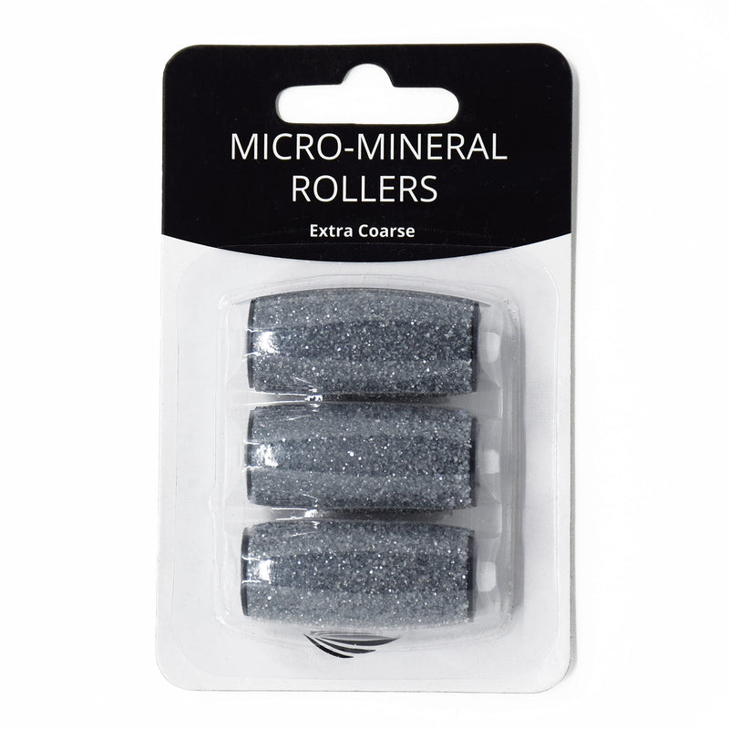Extra Coarse 3 Refill Rollers by Own Harmony for Electric Hard Skin Callus Remover CR900: Foot Care for Healthy Feet- Best Pedicure File Tools- Refills 3 Pack Extra Course Replacement Roller for Men Men's - Extra Coarse - BeesActive Australia